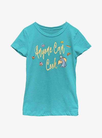 Disney Pixar Ratatouille Anyone Can Cook Youth Girls T-Shirt