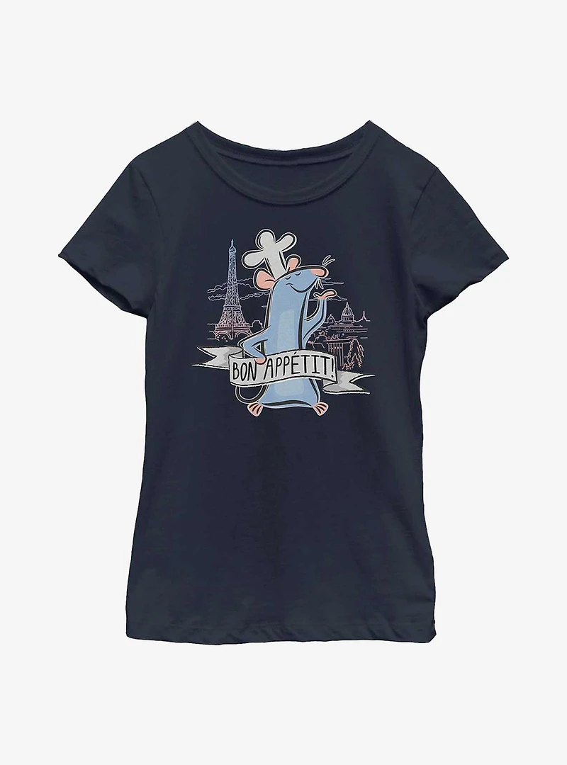Disney Pixar Ratatouille Bon App?t Youth Girls T-Shirt