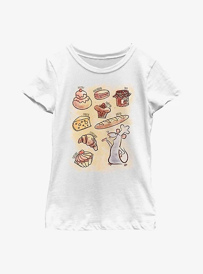Disney Pixar Ratatouille Watercolor Remy Youth Girls T-Shirt