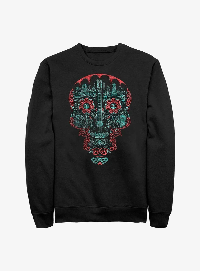 Disney Pixar Coco Craneo Muerto Sweatshirt