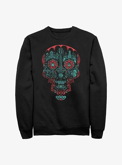 Disney Pixar Coco Craneo Muerto Sweatshirt