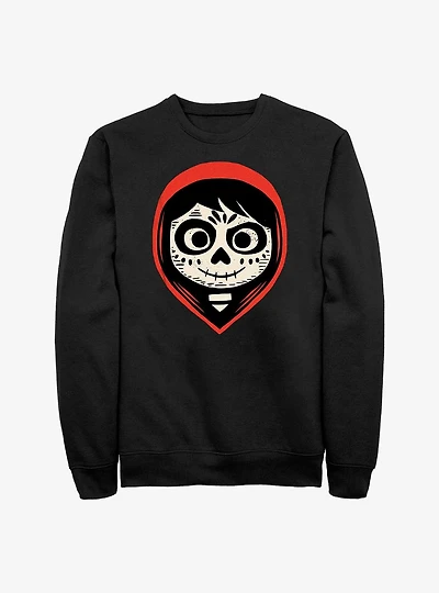 Disney Pixar Coco Dia De Los Face Sweatshirt