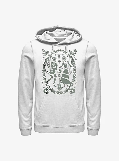 Disney Pixar Coco Paper Art Oval Hoodie
