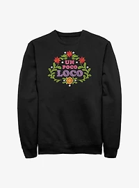 Disney Pixar Coco Un Poco Loco Floral Sweatshirt