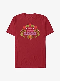 Disney Pixar Coco Un Poco Loco Floral Emb T-Shirt