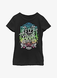 Disney Pixar Coco Seize Your Moment Youth Girls T-Shirt
