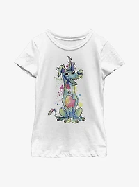 Disney Pixar Coco Watercolor Dante Youth Girls T-Shirt