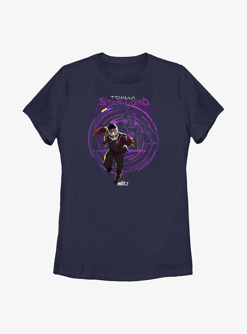 Marvel What If...? T'Challa Star-Lord Womens T-Shirt