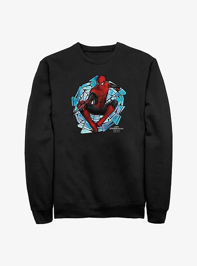 Marvel Spider-Man Spinning Webs Crew Sweatshirt