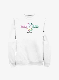 Marvel Spider-Man We Believe Mysterio Text Crew Sweatshirt