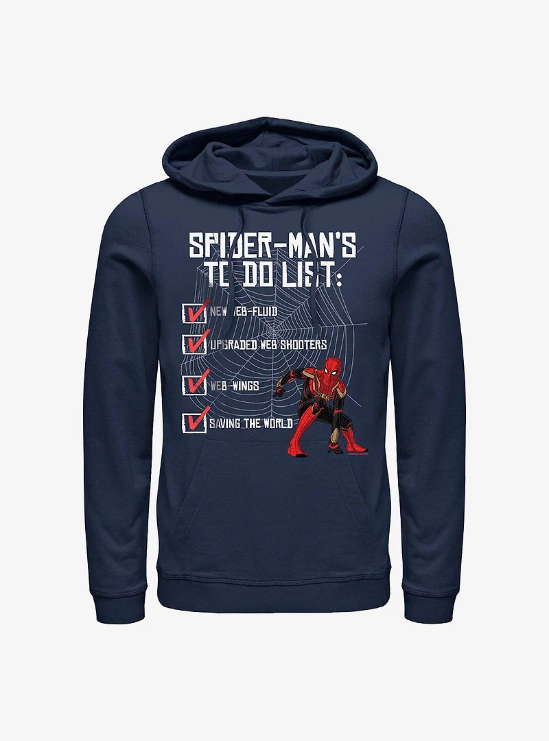 Marvel Spider-Man To Do ListHoodie