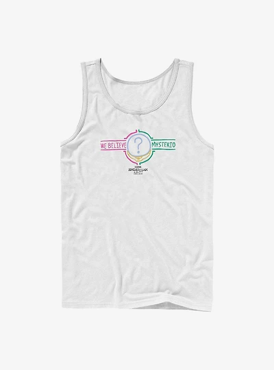 Marvel Spider-Man We Believe Mysterio Text Tank