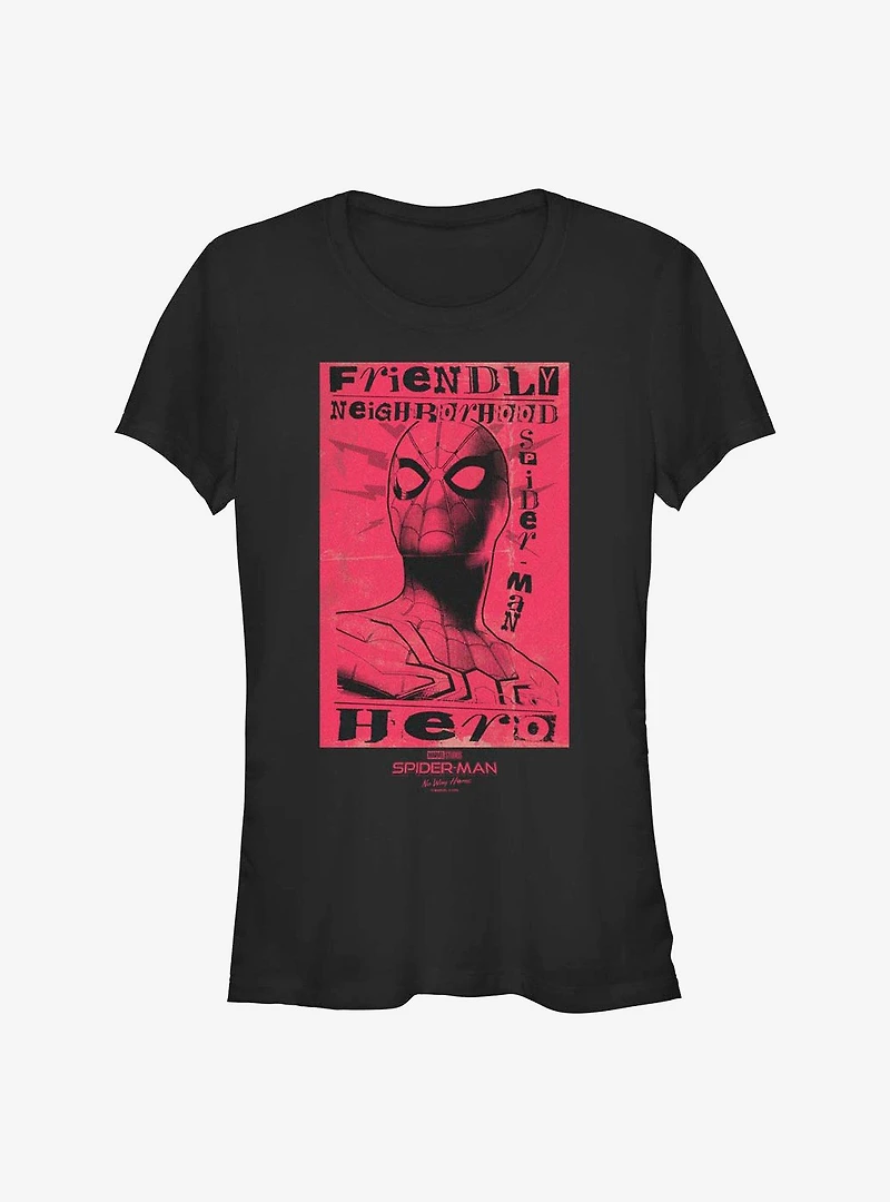 Marvel Spider-Man Friendly Neighborhood Hero Girls T-Shirt