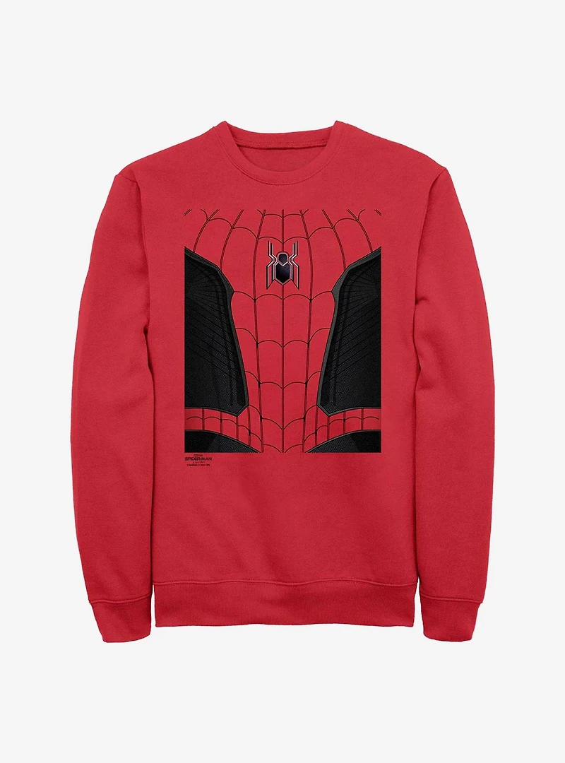 Marvel Spider-Man Spidey Suit Crew Sweatshirt