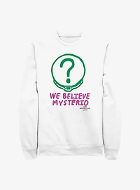 Marvel Spider-Man We Believe Mysterio Logo Crew Sweatshirt