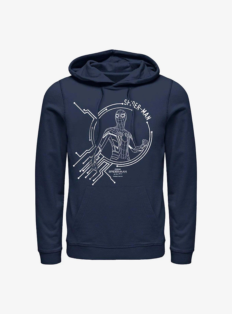 Marvel Spider-Man White Tech Hoodie