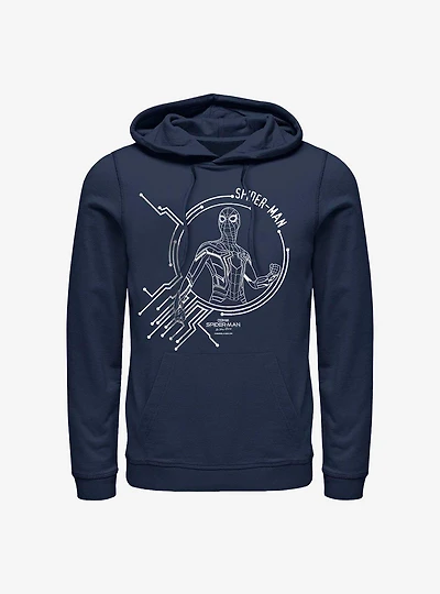 Marvel Spider-Man White Tech Hoodie