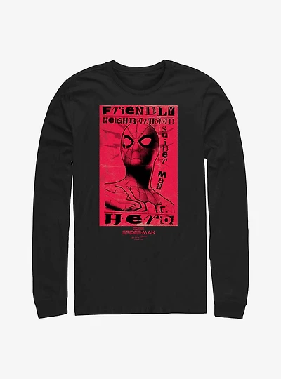 Marvel Spider-Man Friendly Hero Long-Sleeve T-Shirt