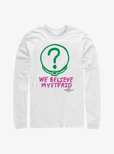 Marvel Spider-Man We Believe Mysterio Logo Long-Sleeve T-Shirt