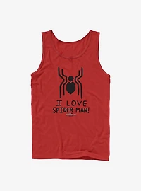 Marvel Spider-Man Spider Love Tank