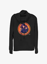 Marvel Spider-Man Doctor Strange Portrait Cowlneck Long-Sleeve Girls Top