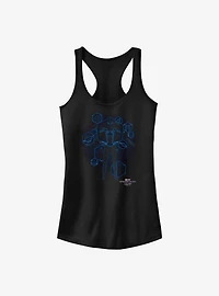 Marvel Spider-Man Blue Print Ready Girls Tank