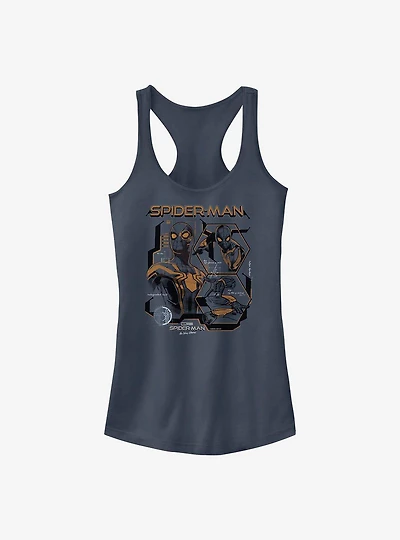 Marvel Spider-Man Suit Notes Girls Tank