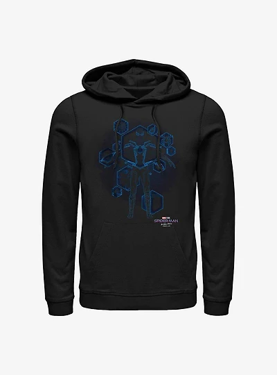 Marvel Spider-Man Blue Print Ready Hoodie