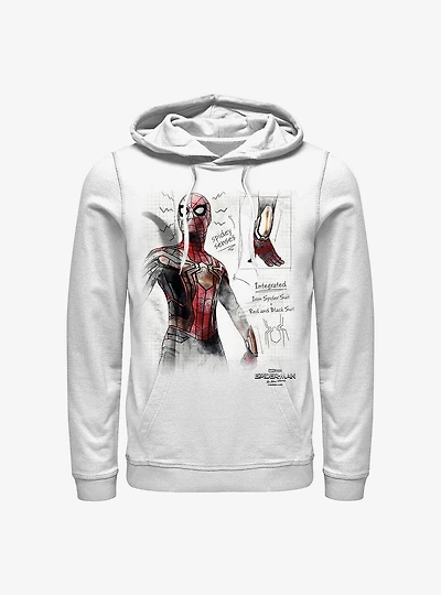 Marvel Spider-Man Sketched Hoodie