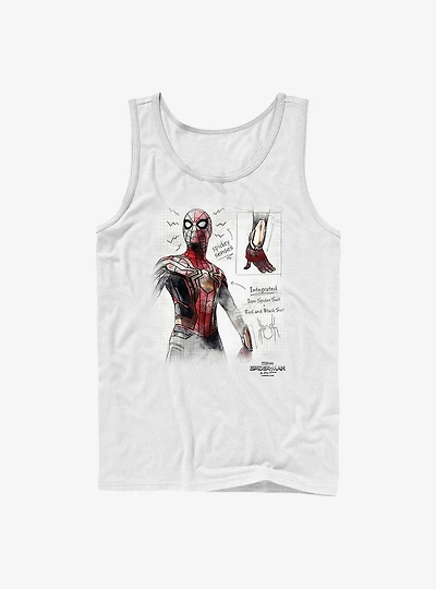 Marvel Spider-Man Sketched Tank