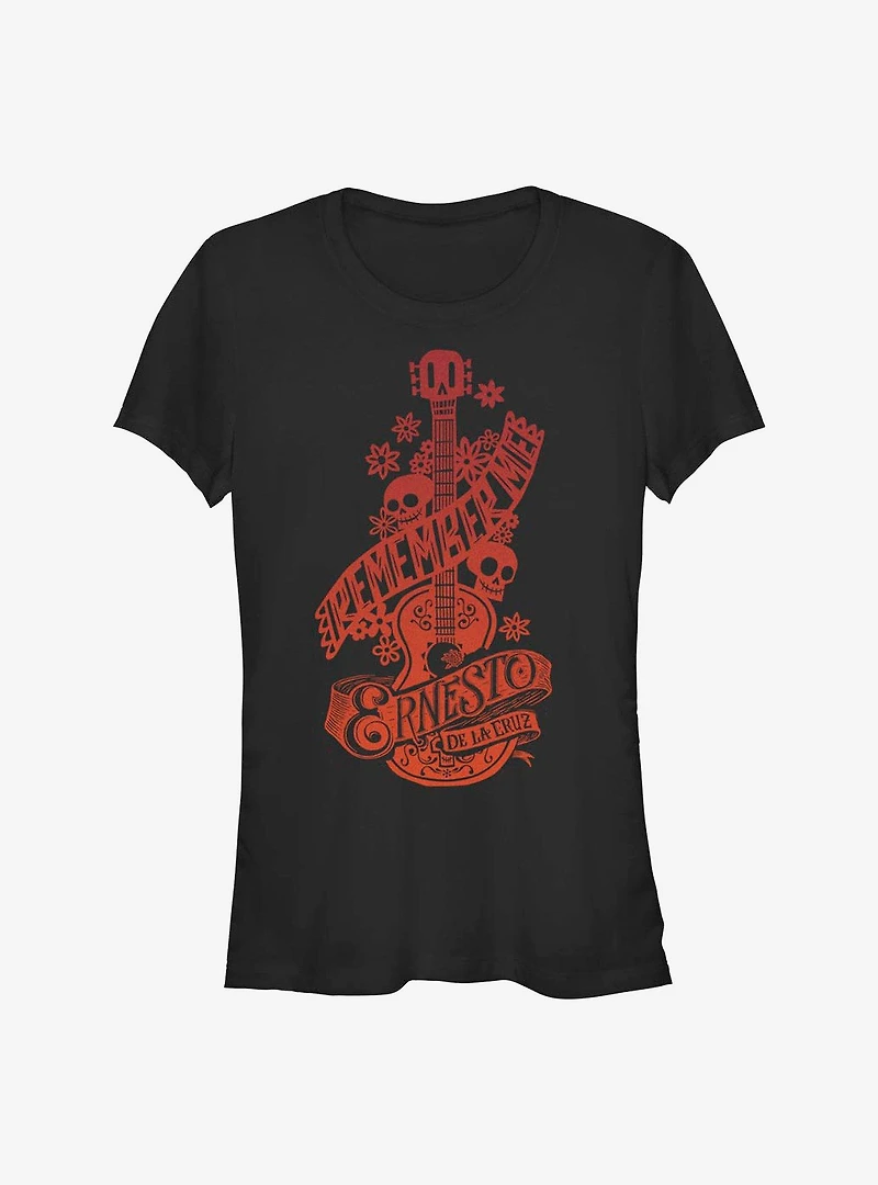 Disney Pixar Coco Ernesto De La Cruz Remember Me Girls T-Shirt