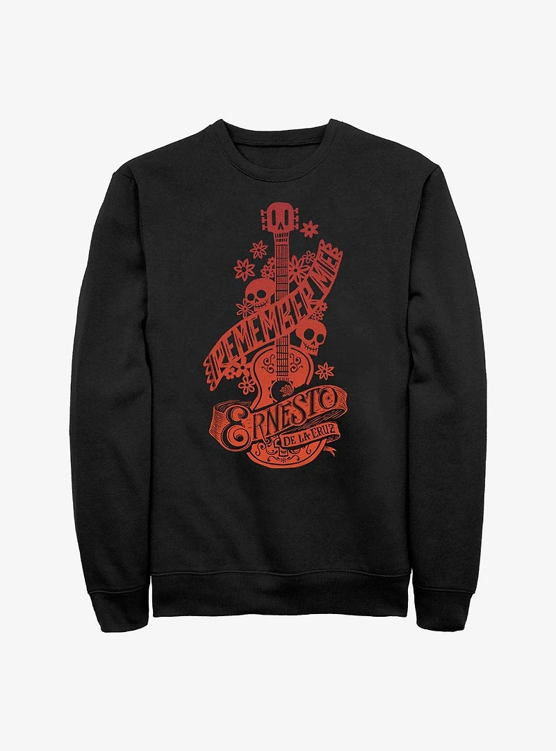 Disney Pixar Coco Ernesto De La Cruz Remember Me Crew Sweatshirt