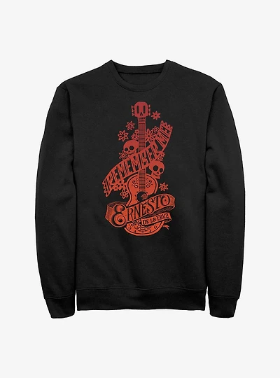Disney Pixar Coco Ernesto De La Cruz Remember Me Crew Sweatshirt