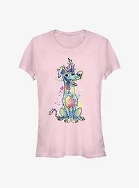 Disney Pixar Coco Watercolor Dante Girls T-Shirt