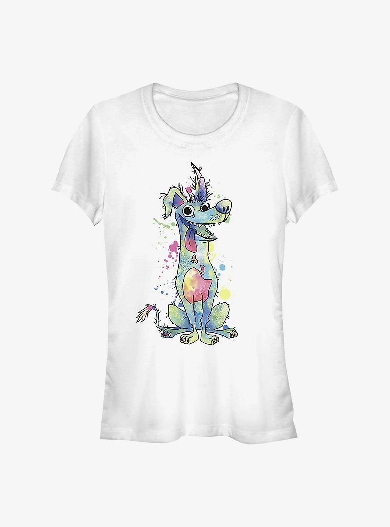 Disney Pixar Coco Watercolor Dante Girls T-Shirt