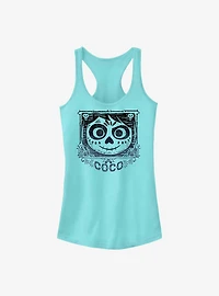 Disney Pixar Coco Face Frame Girls Tank