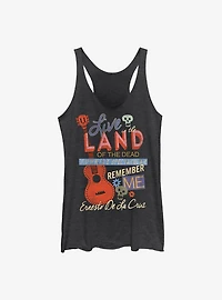 Disney Pixar Coco Live The Land Of Dead Girls Tank