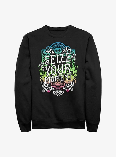 Disney Pixar Coco Seize Your Moment Crew Sweatshirt