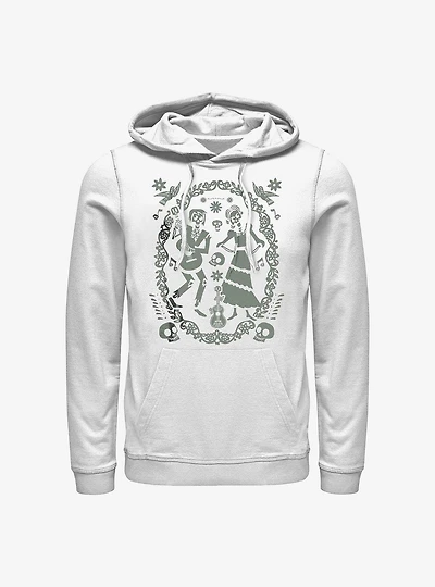 Disney Pixar Coco Paper Art Oval Hoodie