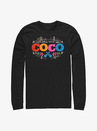 Disney Pixar Coco Artistic Logo Long-Sleeve T-Shirt