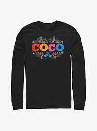 Disney Pixar Coco Artistic Logo Long-Sleeve T-Shirt