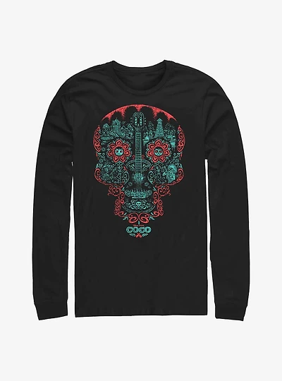 Disney Pixar Coco Craneo Muerto Long-Sleeve T-Shirt