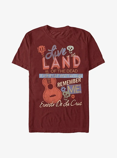 Disney Pixar Coco Live The Land Of Dead T-Shirt