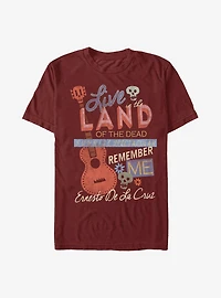 Disney Pixar Coco Live The Land Of Dead T-Shirt
