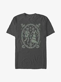 Disney Pixar Coco Paper Art Oval T-Shirt