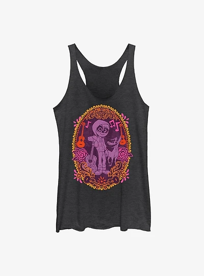 Disney Pixar Coco Miguel Colorful Portrait Girls Tank