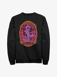 Disney Pixar Coco Miguel Colorful Portrait Crew Sweatshirt