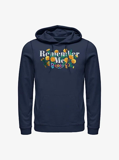 Disney Pixar Coco Remember Me Marigolds Hoodie