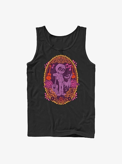 Disney Pixar Coco Miguel Colorful Portrait Tank