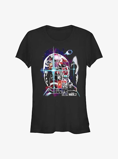 Marvel What If...? The Watcher Face Fill Girls T-Shirt
